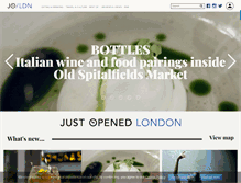 Tablet Screenshot of justopenedlondon.com